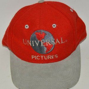 Nice Red WOOL Suede Universal Studios Amusement Park Souvenir Baseball Hat RARE